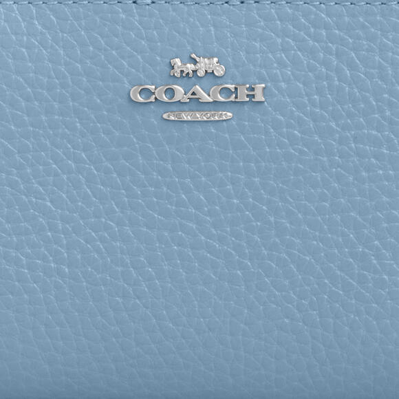 Coach Snap Wallet In Silver/Pool [8-5] - Picture 5 of 5